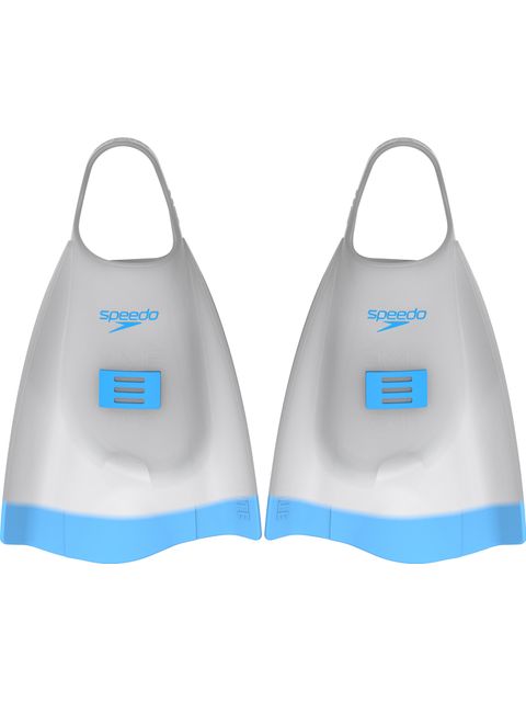 Speedo DMC Elite Fins - White/Blue Atoll