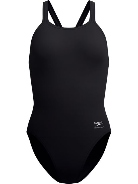 Speedo Solid Leaderback One Piece - Team Black
