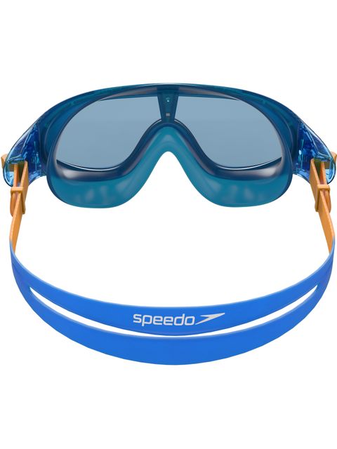 Speedo Junior Biofuse Rift Swim Mask - Blue Tint/Orange