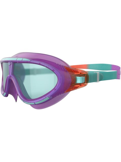 Speedo Junior Biofuse Rift Swim Mask - Peppermint Tint/Orchid/Soft Coral