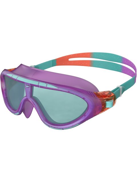 Speedo Junior Biofuse Rift Swim Mask - Peppermint Tint/Orchid/Soft Coral