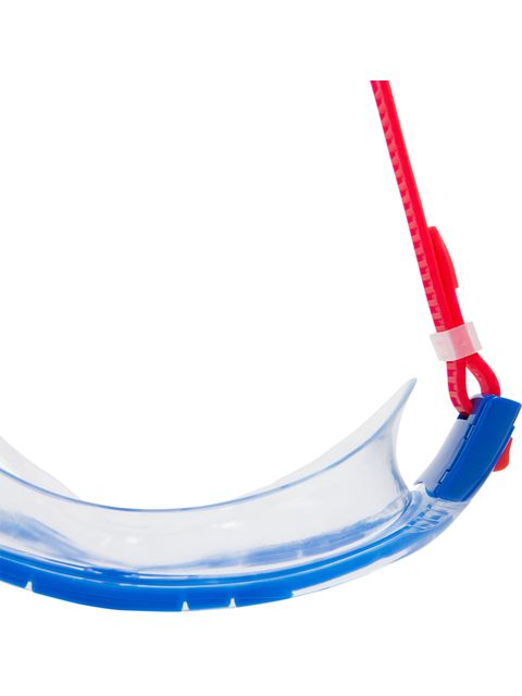 Speedo Junior Biofuse Rift Swim Mask - Clear/Red/Blue