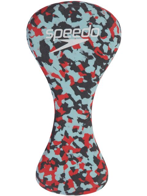 Speedo Elite Pullbuoy - Mash Up Lava Red, Chilli Blue & Grey