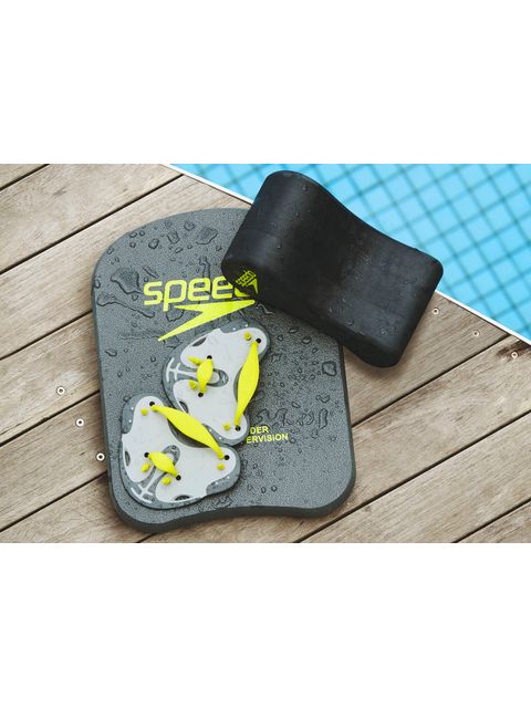 Speedo EVA Kickboard - Oxide Grey & Lime Punch