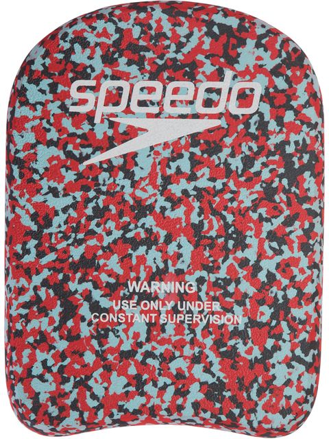 Speedo EVA Kickboard - Mash Up Lava Red, Chilli Blue & Grey