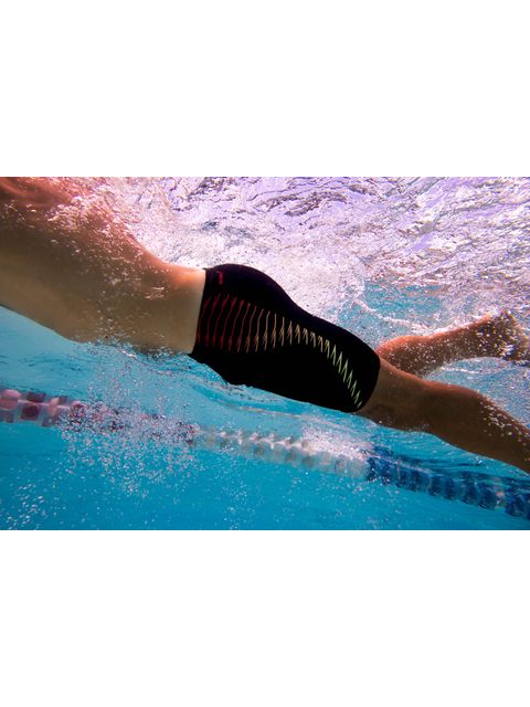 Speedo Tech Panel Jammers - Black/Lazer Lemon/Dragonfire Orange