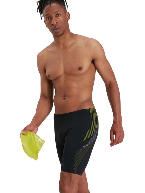 Speedo Tech Panel Jammers - Atomic Lime/USA Charcoal