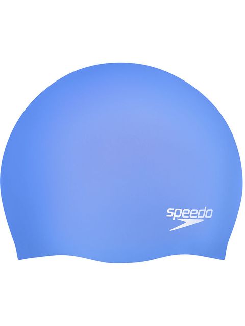 Speedo Long Hair Swim Cap - Blue