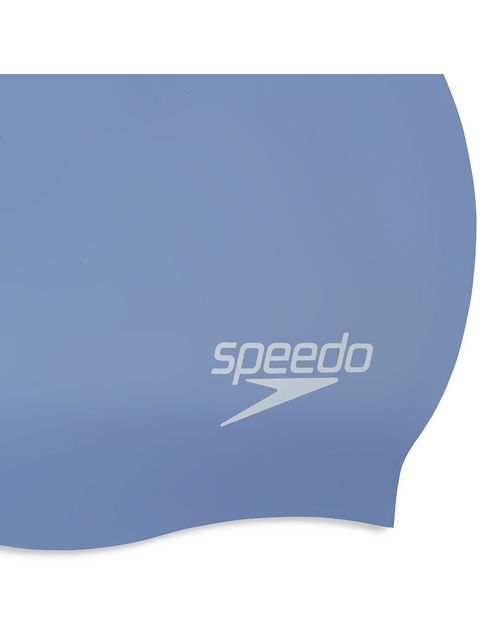 Speedo Long Hair Swim Cap - Curious Blue