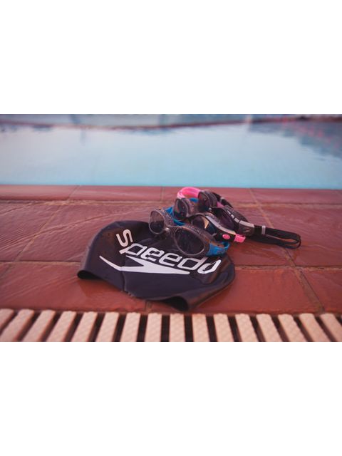 Speedo Long Hair Logo Swim Cap