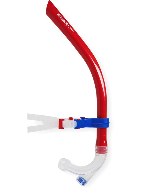 Speedo Centre Snorkel - Fed Red/Blue Flame