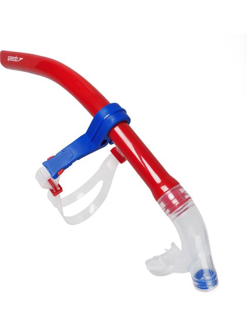 Speedo Centre Snorkel - Fed Red/Blue Flame