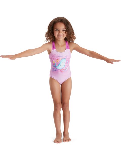 Speedo One Piece - Pink Splash/Spearmint