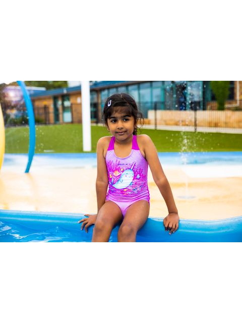 Speedo One Piece - Pink Splash/Spearmint