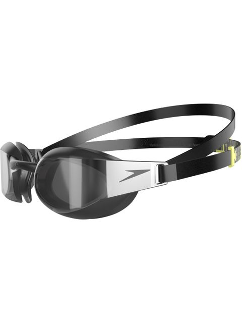 Speedo Fastskin Elite Mirrored Goggles - Black & Dark Chrome