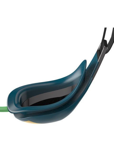 Speedo Fastskin Elite Mirrored Goggles - Black & Nordic Teal
