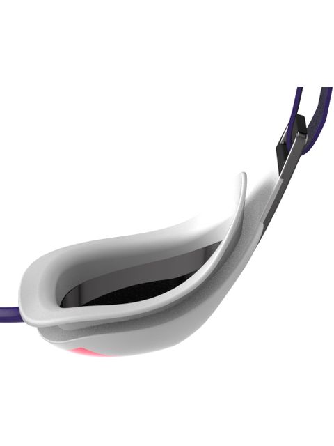 Speedo Fastskin Elite Mirrored Goggles - Violet & White