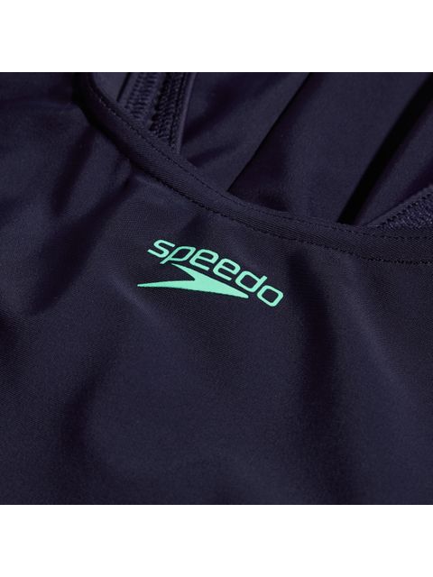 Speedo Muscleback One Piece - Navy/Green/Arctic