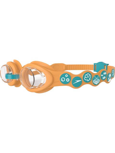 Speedo Infant Spot Goggles - Clear/Aquarium/Orange