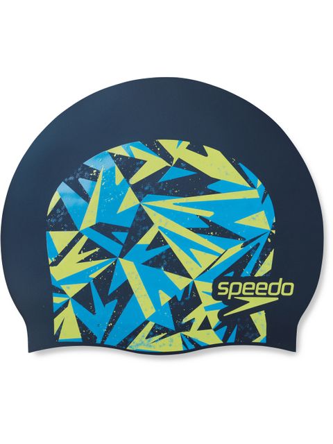 Speedo Boom Junior Swim Cap - Pool/Bright Zest