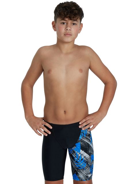 Speedo Digital Allover V-Cut Jammers - Pool/Chroma Blue