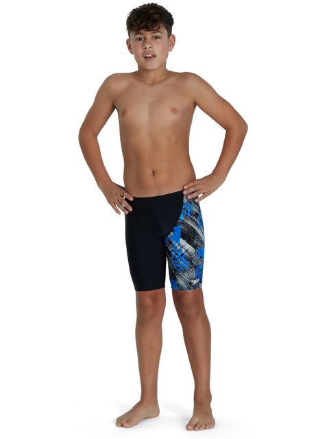 Speedo Digital Allover V-Cut Jammers - Pool/Chroma Blue