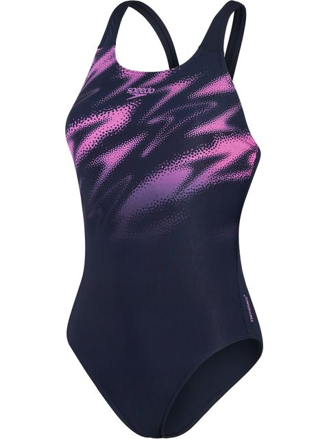 Speedo Muscleback One Piece - Hyperboom/Navy/Orchid