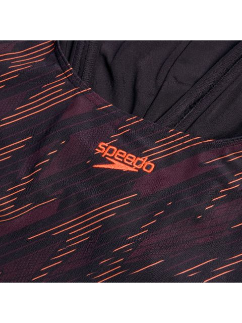 Speedo Medalist One Piece - Hyperboom/Plum/Red
