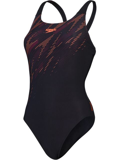 Speedo Medalist One Piece - Hyperboom/Plum/Red