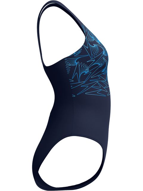 Speedo Hyperboom Placement One Piece - Lagoon Blue
