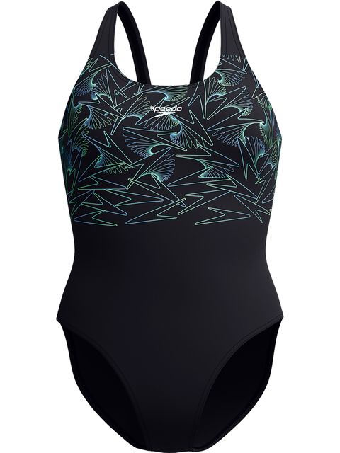 Speedo Hyperboom Placement One Piece - Alfalfa Green
