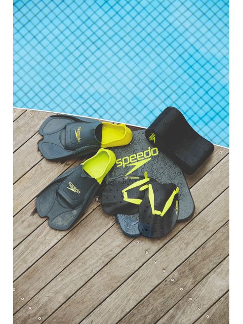 Speedo Biofuse Training Fins - Oxide Grey & Lime Punch