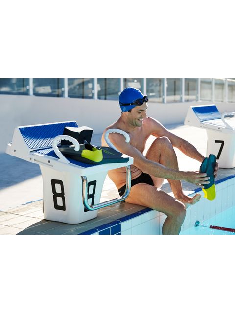 Speedo Biofuse Training Fins - Oxide Grey & Lime Punch