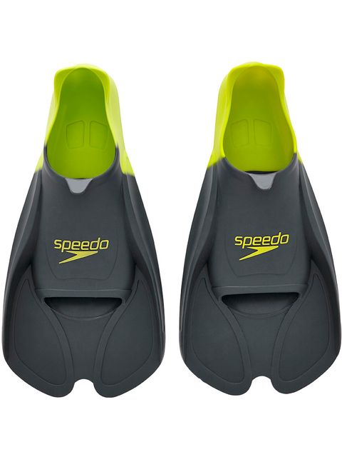 Speedo Biofuse Training Fins - Oxide Grey & Lime Punch