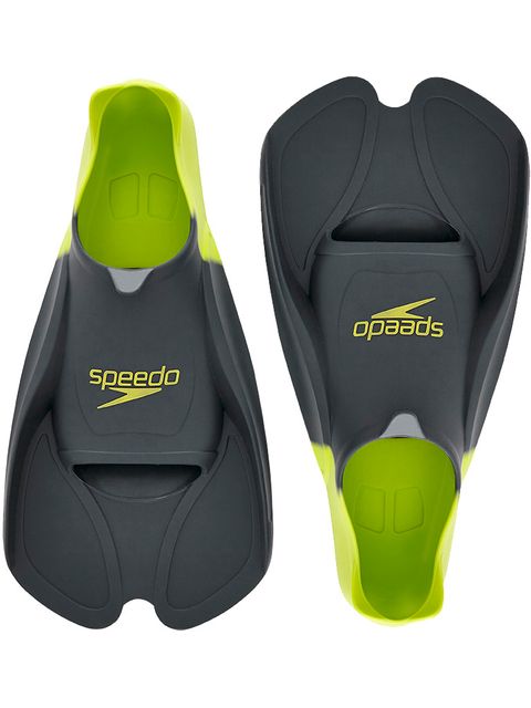 Speedo Biofuse Training Fins - Oxide Grey & Lime Punch
