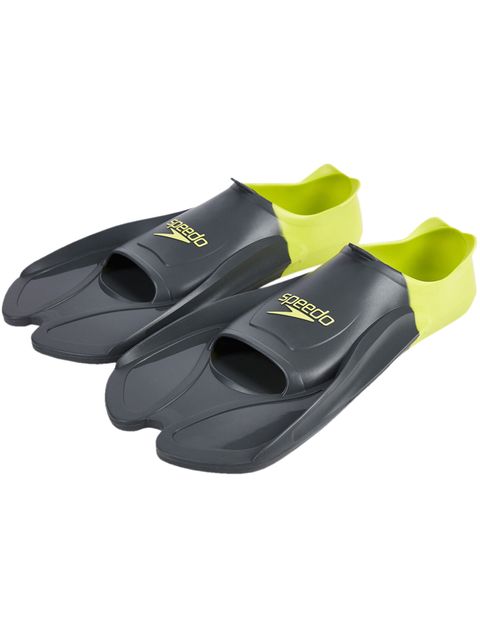 Speedo Biofuse Training Fins - Oxide Grey & Lime Punch