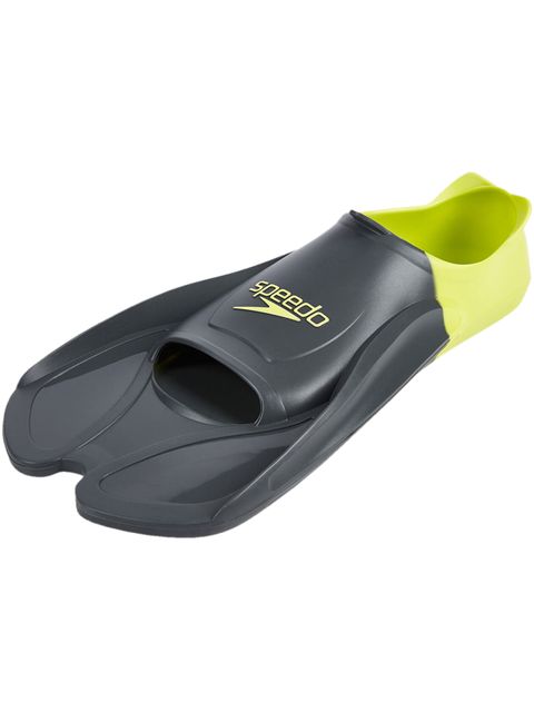 Speedo Biofuse Training Fins - Oxide Grey & Lime Punch