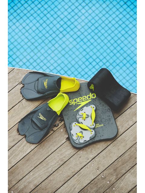 Speedo Biofuse Training Fins - Oxide Grey & Lime Punch