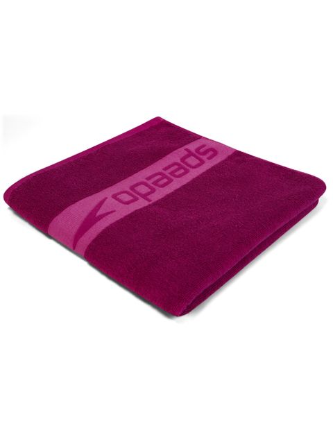 Speedo Border Towel - Berry Cool/Twilight Mauve