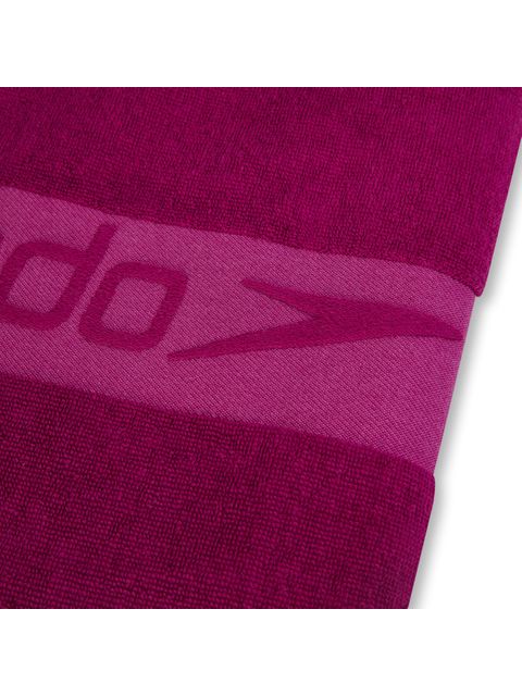 Speedo Border Towel - Berry Cool/Twilight Mauve