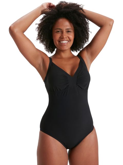 Speedo Watergem Shaping One Piece - Black