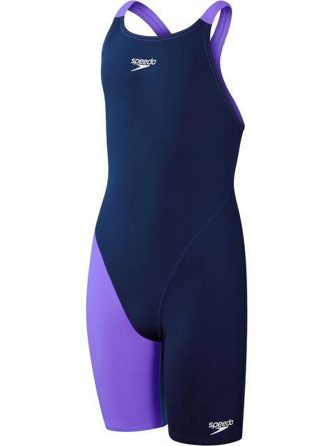 Speedo Fastskin Junior Endurance+ Kneelength - Navy/Aquarium