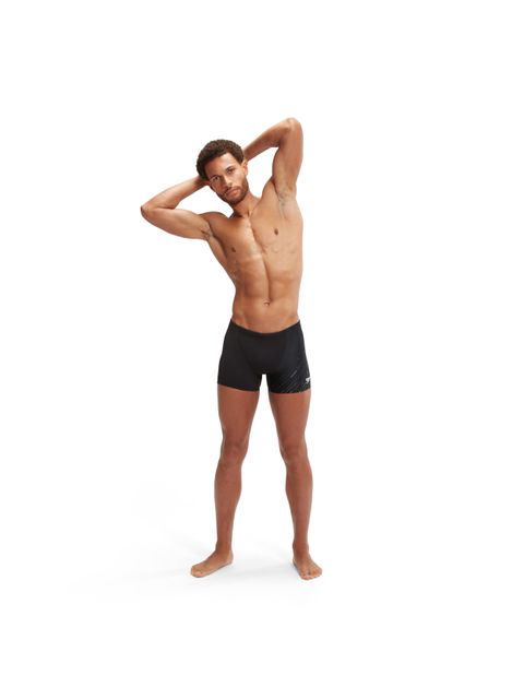 Speedo V-Cut Aquashorts - Black/Charcoal/White