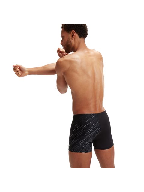 Speedo V-Cut Aquashorts - Black/Charcoal/White