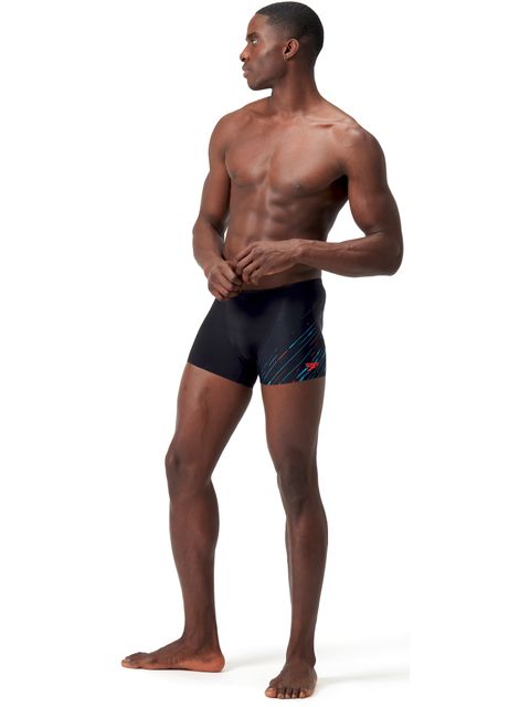 Speedo V-Cut Aquashorts - Hyperboom/Blue/Red