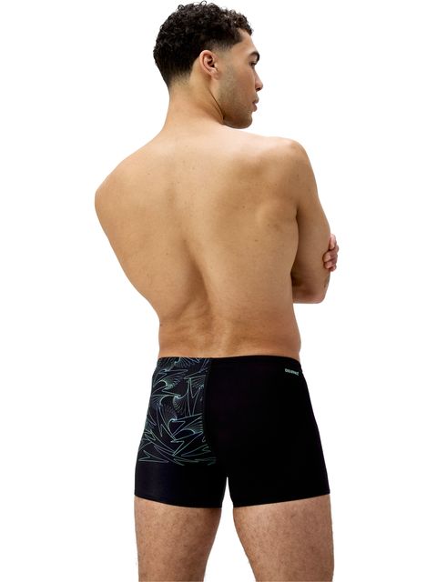 Speedo Hyperboom Aquashort - Black/Alfalfa Green