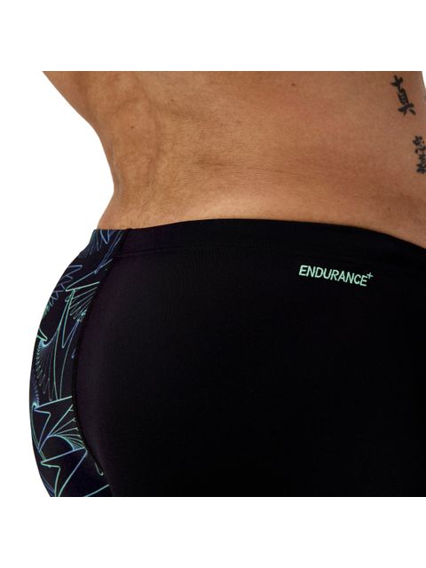 Speedo Hyperboom Aquashort - Black/Alfalfa Green