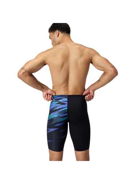 Speedo V-Cut Jammers - Hyperboom Black/Cobalt Pop