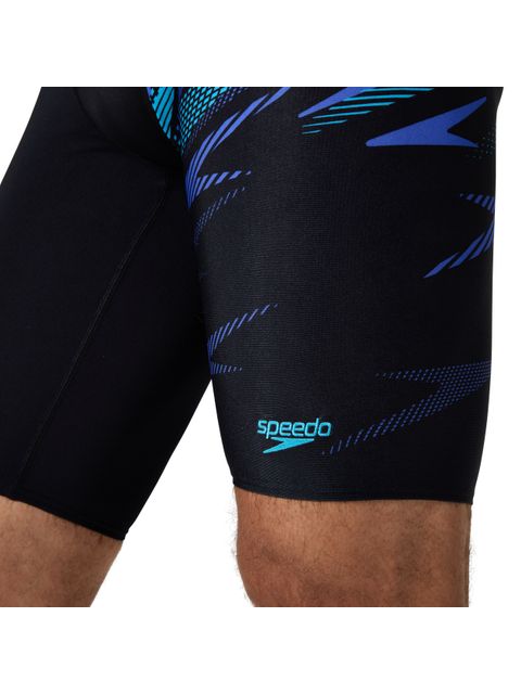 Speedo V-Cut Jammers - Hyperboom Black/Cobalt Pop