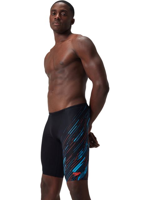 Speedo V-Cut Jammers - Hyperboom/Blue/Red